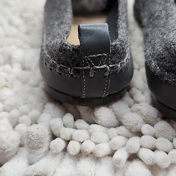 SPLENDID CAMERON FELT STORM GREY FLATS WOMAN'S SIZE 8.5 NWOB MADE IN BRAZIL - Picture 10 of 16